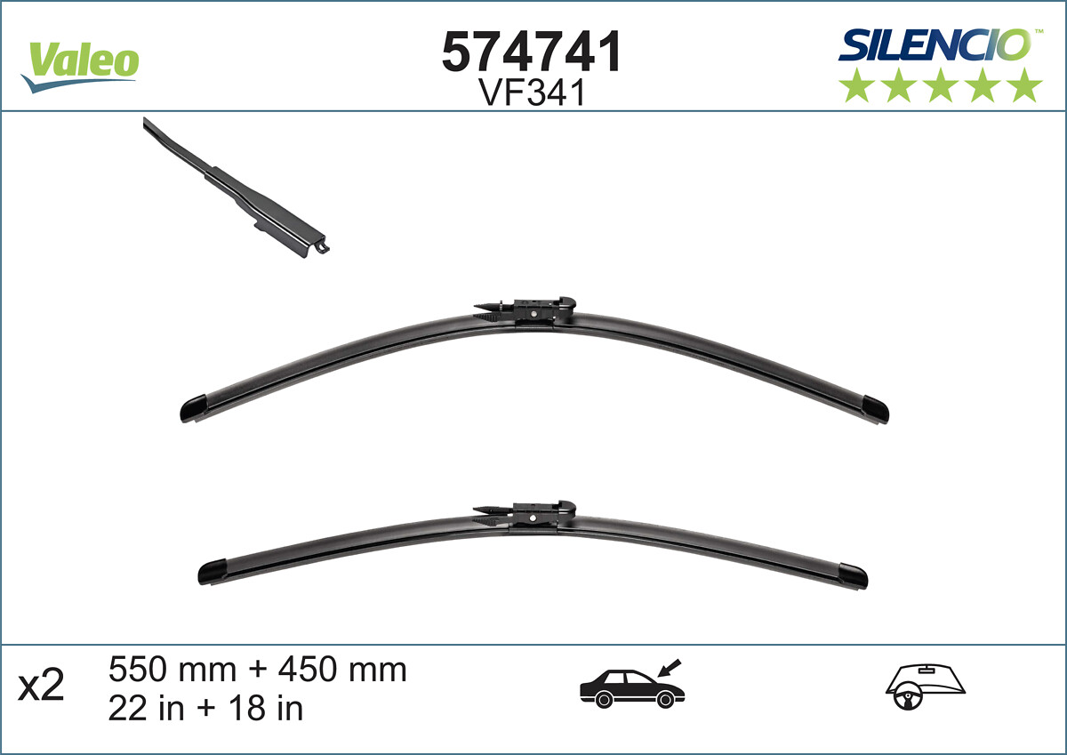 Lamela stergator VALEO 574741